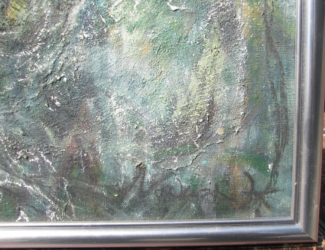 コンテンポラリーアート,栗山ナカノ,無題,10号油彩,兵庫の無名現代美術