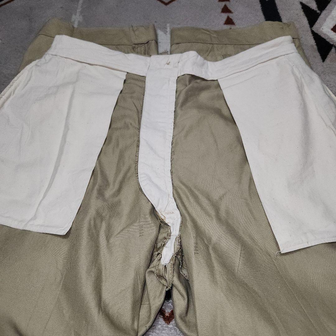 60s USミリタリー チノトラウザーズ ベージュ 38x31