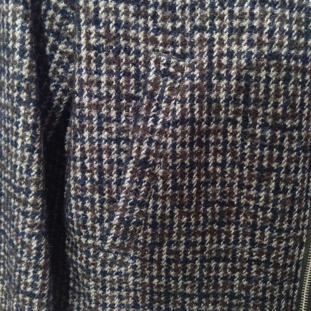 シップス　短丈　ツイード　スウィングトップ