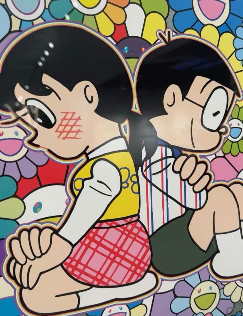 村上隆 版画ドラえもん 初恋 そして我思う、今夜のディナーのことなど ED300