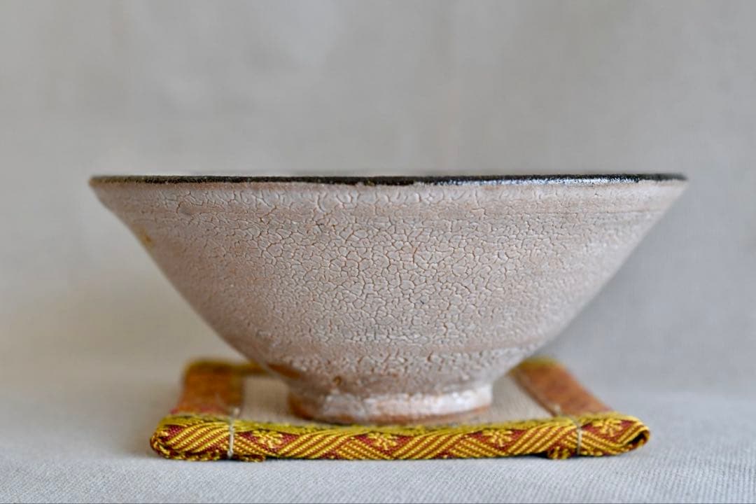 唐津　皮鯨　抹茶碗