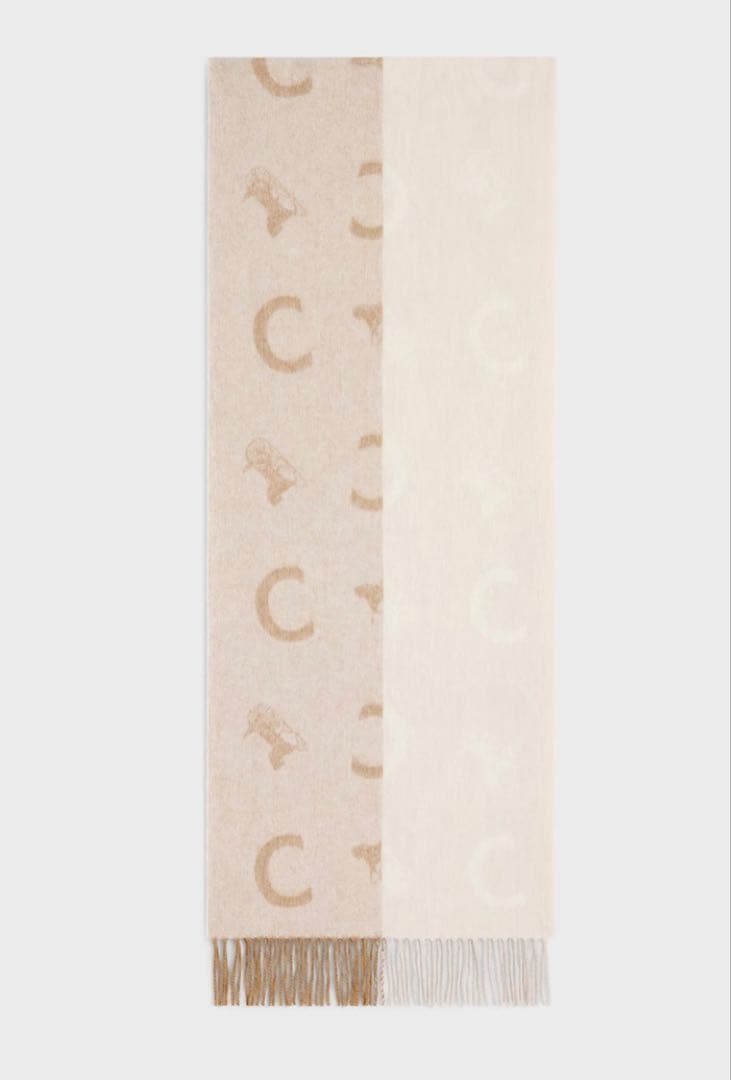 新品未使用セリーヌスカーフ/ウール＆カシミア