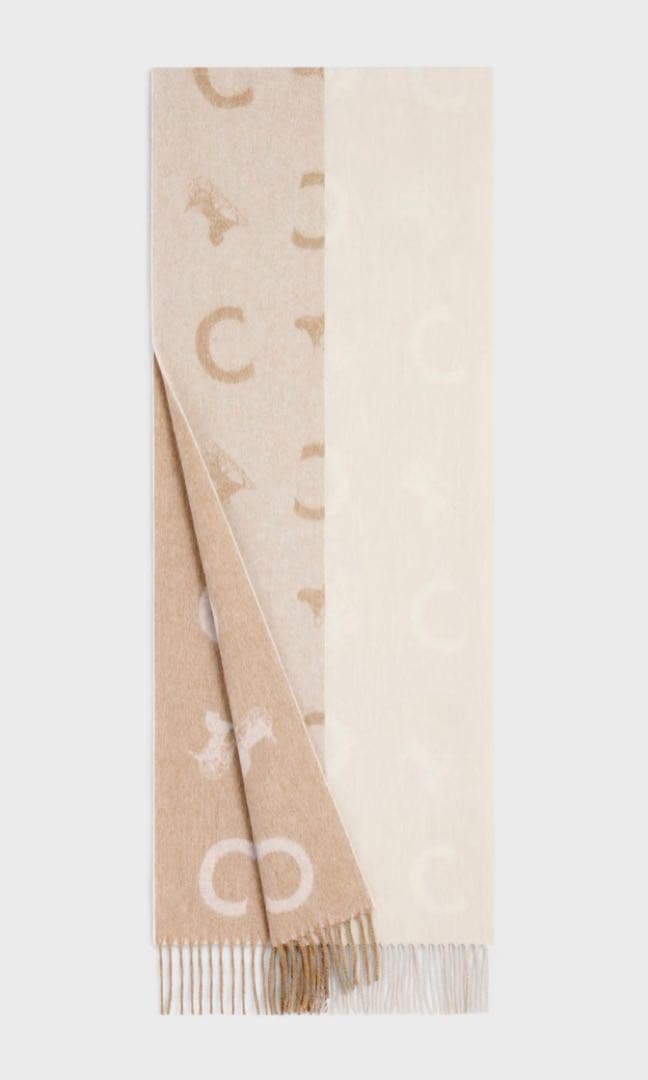 新品未使用セリーヌスカーフ/ウール＆カシミア