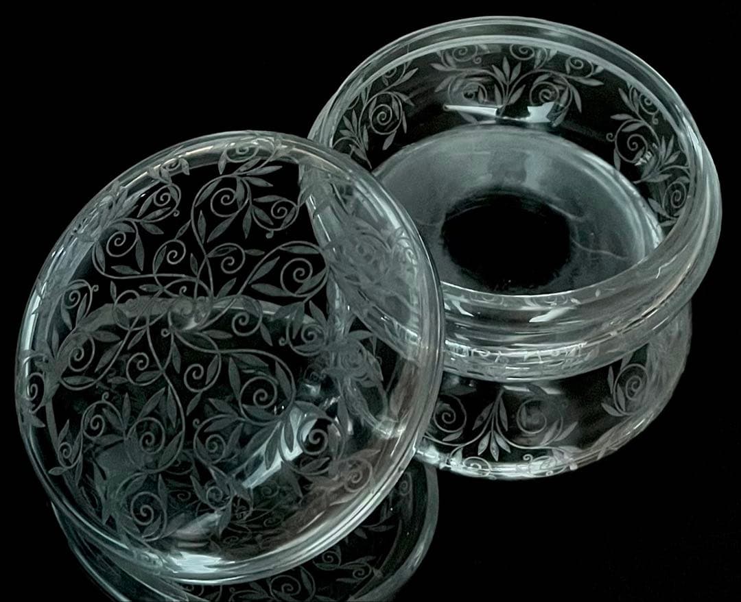 BACCARATオールドバカラ /※ゴルフジュアン 蓋物