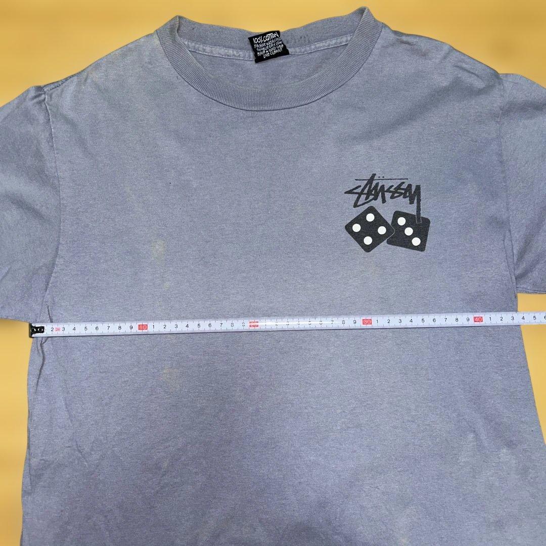 み*様 80s Old Stussy ダイス ロゴTシャツ