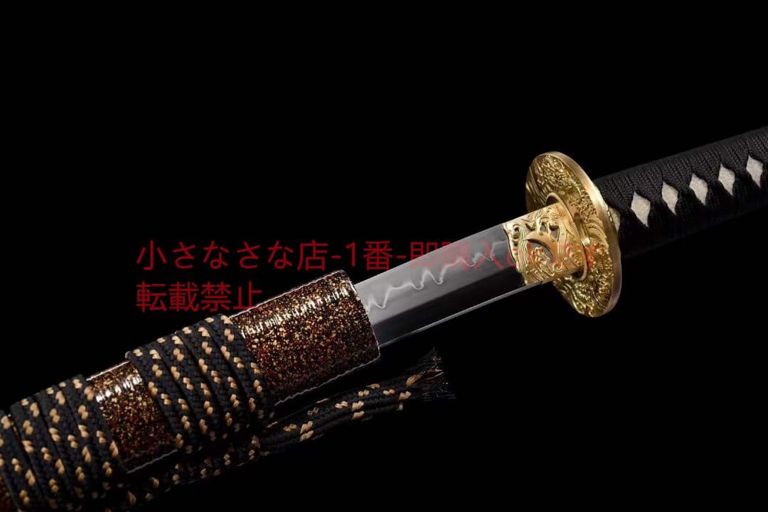 26寸T10焼刃日本三色研【無双ゴースト】古兵器 刀装具 日本刀 模造刀 居合刀