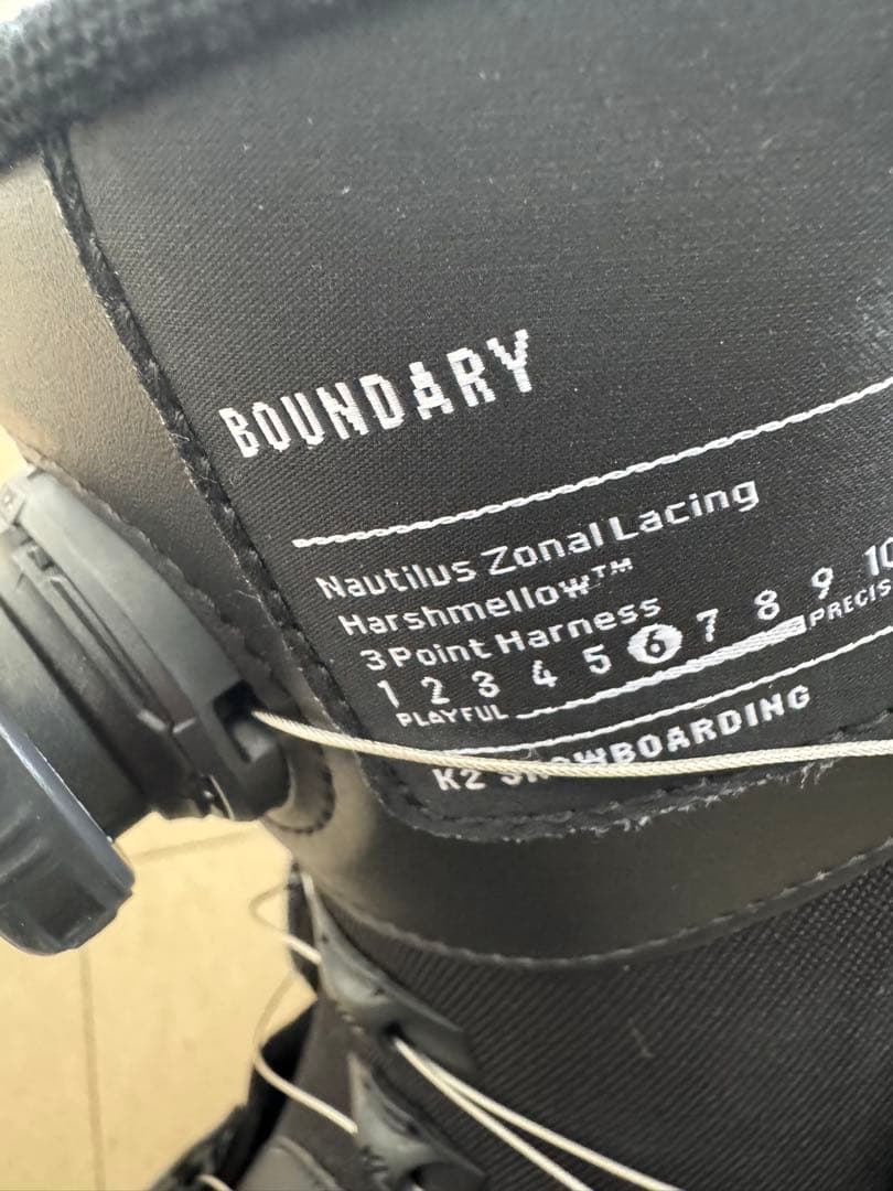 スノーボードブーツ K2 BOUNDARY BOA グレー