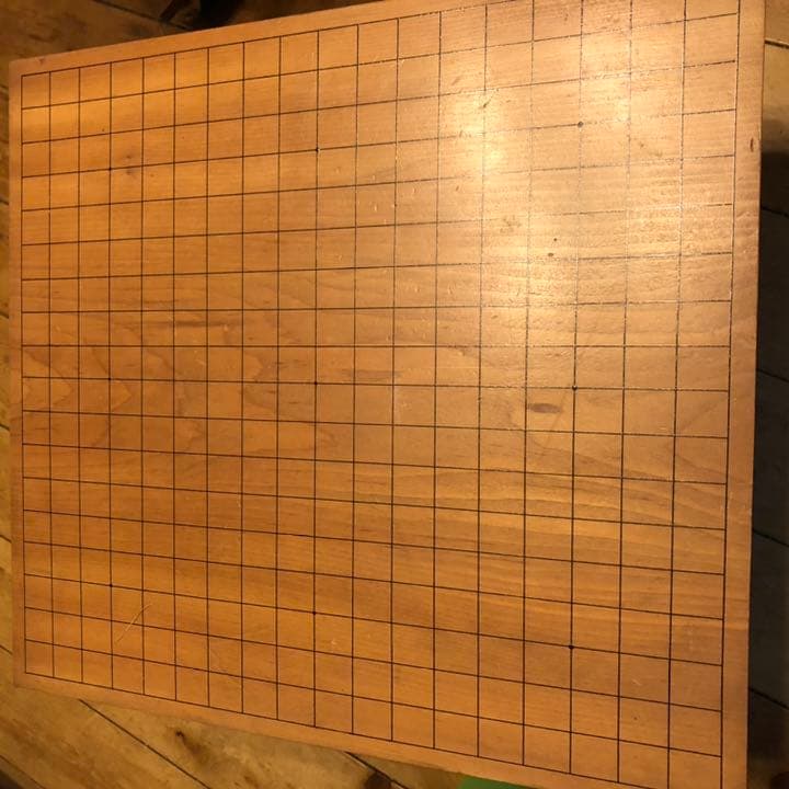 【本格】囲碁盤セット　碁盤　碁石　足つき