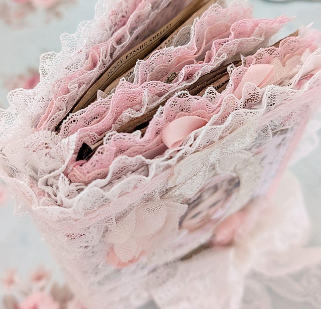 薔薇とレースのロマンチックスィートジャンクジャーナル*Charming*