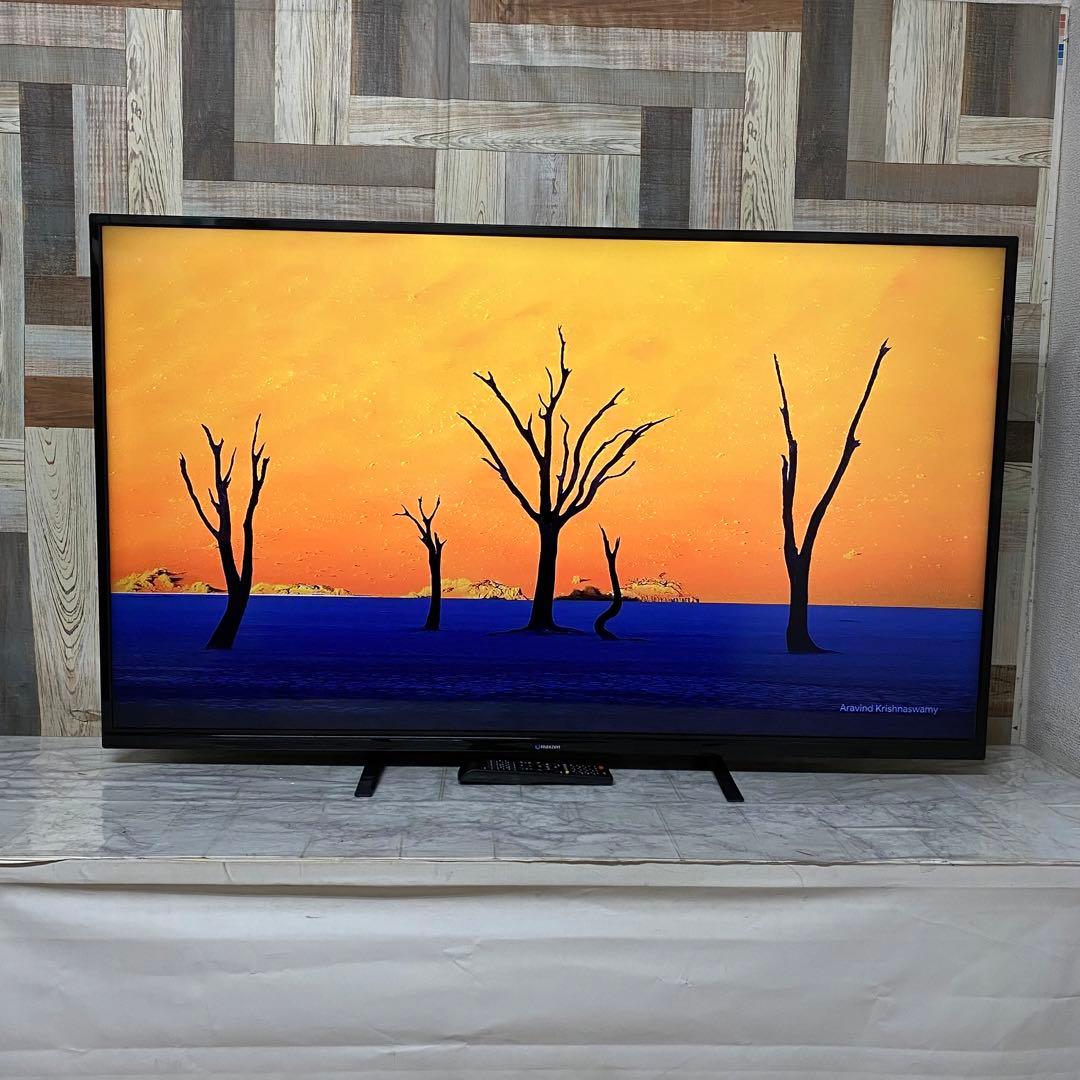 即日受渡❣️全国送料込マクスゼン55型4K液晶テレビWチューナーゲームモード搭載