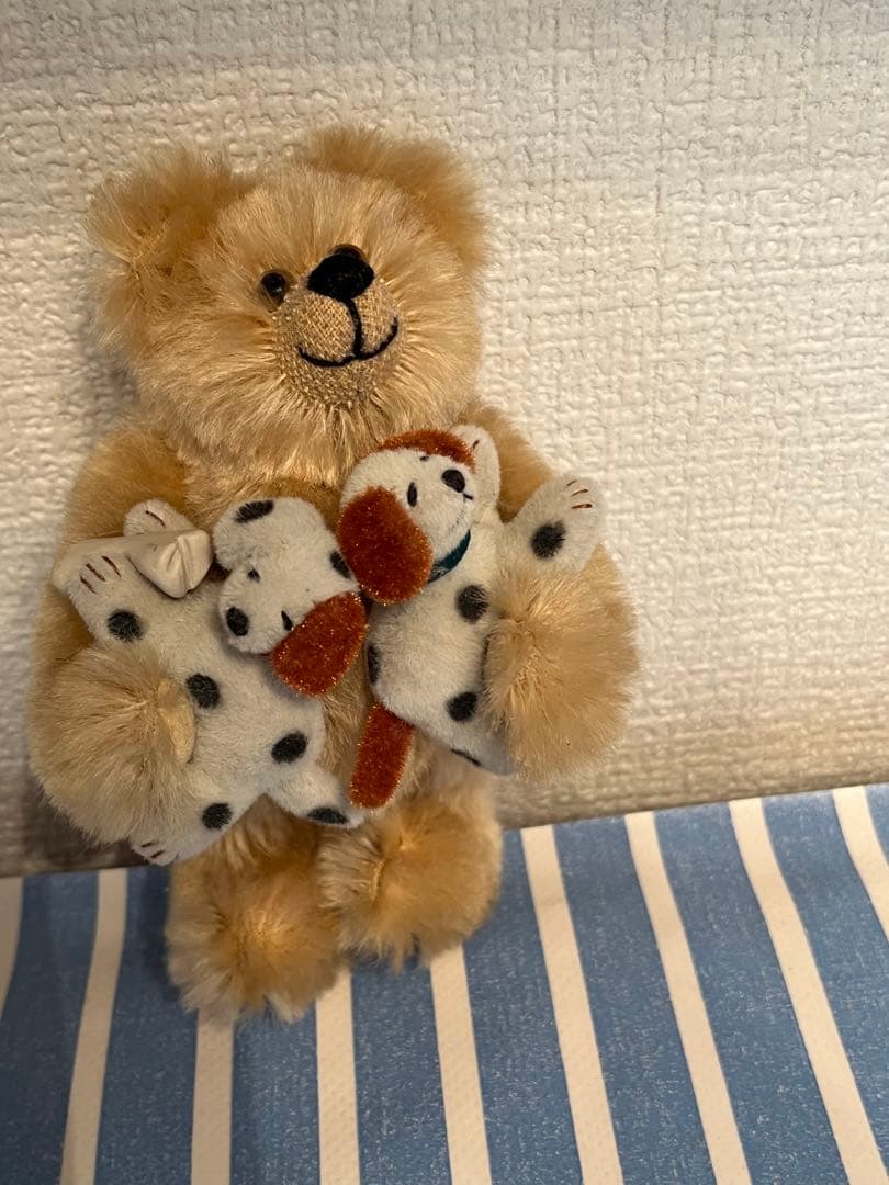 MICHA BEARS 稀少品　檄レアテディベア　クマと犬のセット 約20cm