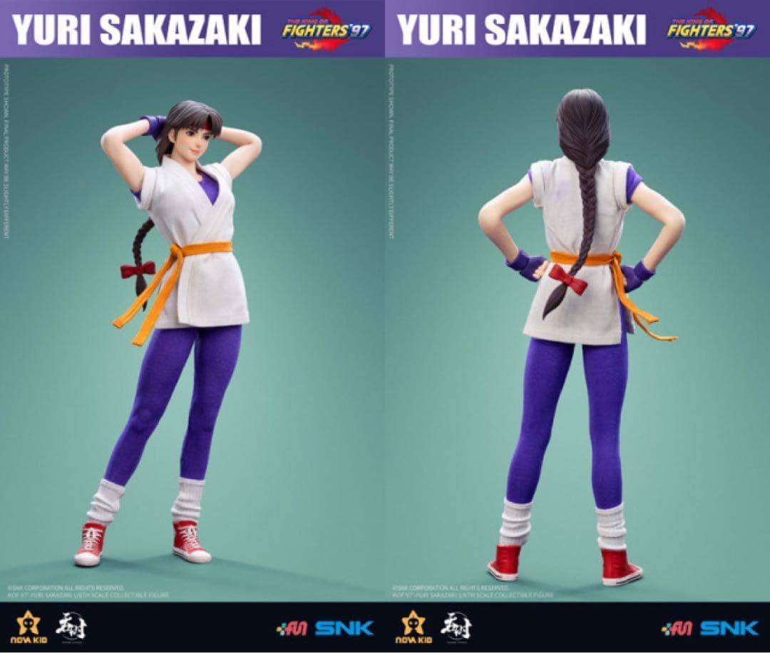 ザ・キング・オブ・ファイターズ ユリ・サカザキ 1/6シームレスドールフィギュア