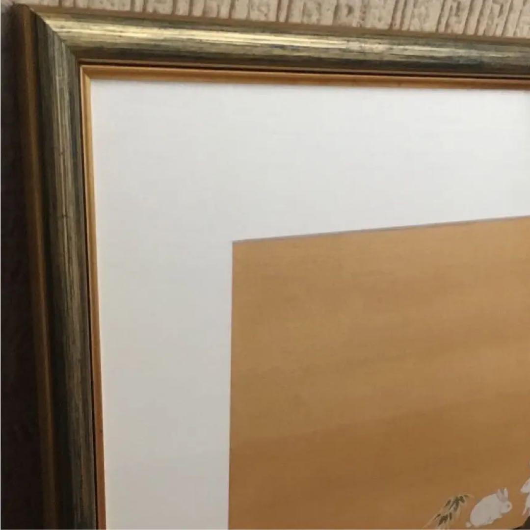 日本画 流水寒椿