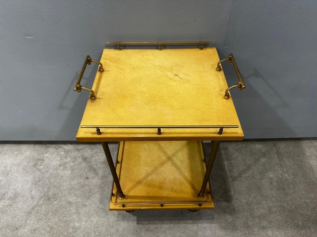 超希少『ALDO TURA』アルドトゥーラ キッチンワゴン サイドテーブル