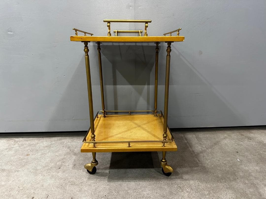 超希少『ALDO TURA』アルドトゥーラ キッチンワゴン サイドテーブル