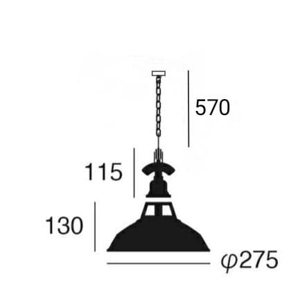 【アートワークスタジオ】フィッシャーマンズランプ 【S】２灯セット　部分欠品有り
