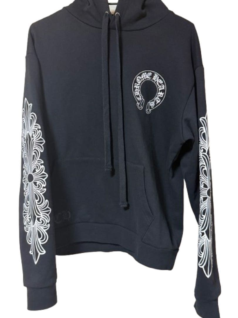 Chrome Hearts フローラルホースシュープリントプルオーバーパーカー