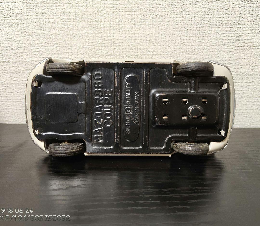 ブリキ　BANDAI　バンダイ　マツダ　R360　クーペ　クリーム色