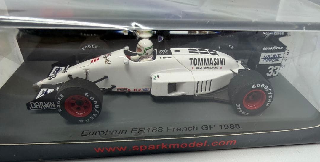 【新品未開封】スパーク 1/43 ユーロブルン ER188フランスGP 1988