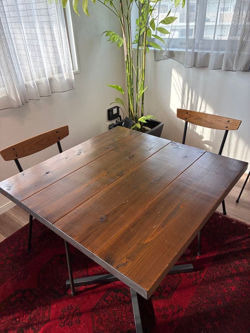 ダイニングテーブル&チェア2脚