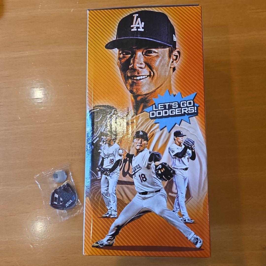 はーちゃん専用7/2 ドジャース 山本由伸 ボブルヘッド バッジ付き
