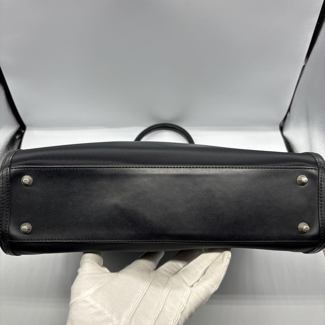 BURBERRY バーバリー トート　ビジネスバッグ ナイロン レザー ブラック