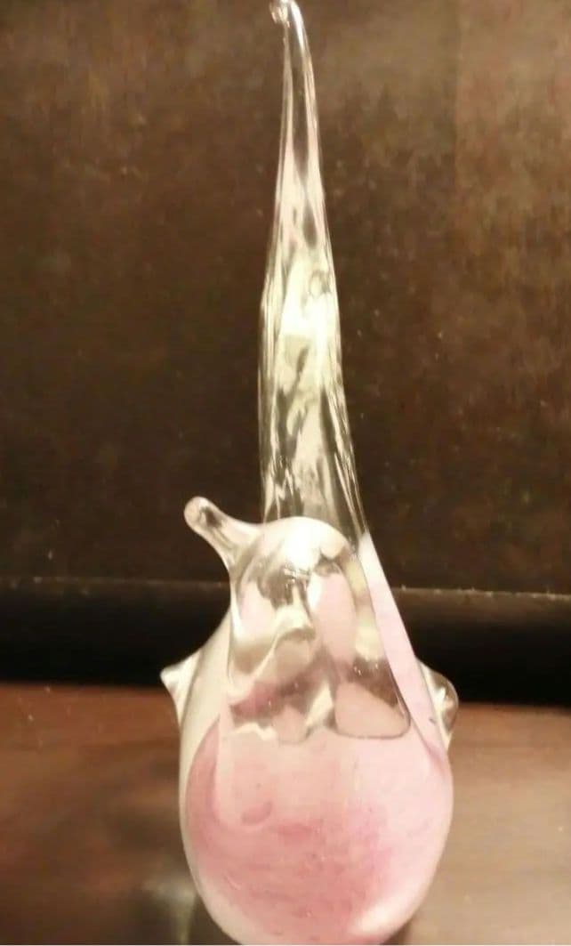 ベネチアガラス　鳥　置物　ムラーノ　murano