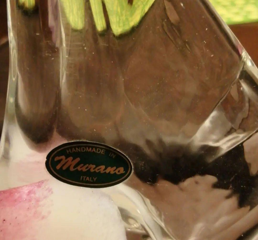 ベネチアガラス　鳥　置物　ムラーノ　murano