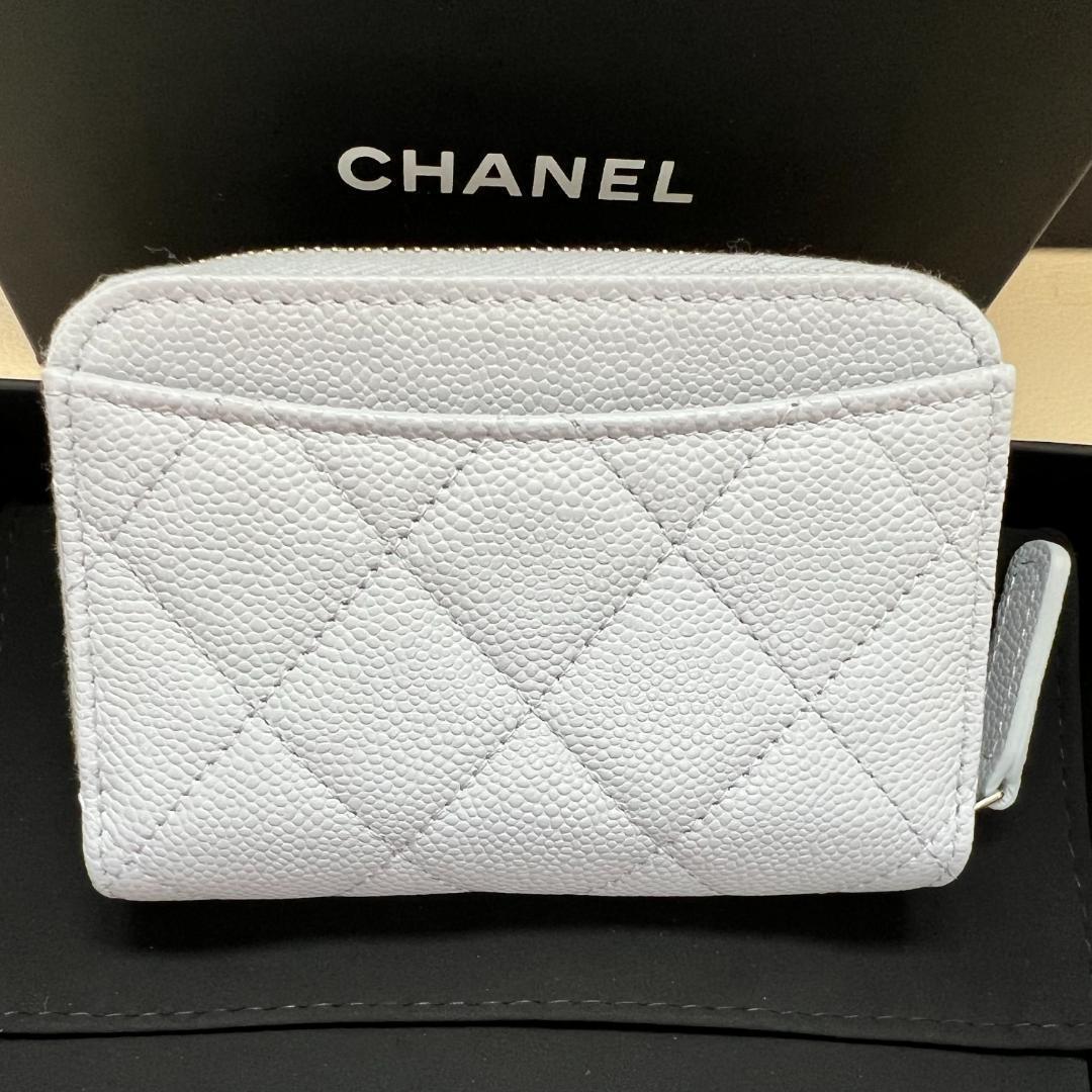 レアカラー・新品未使用★CHANEL マトラッセ ケース ライトグレー