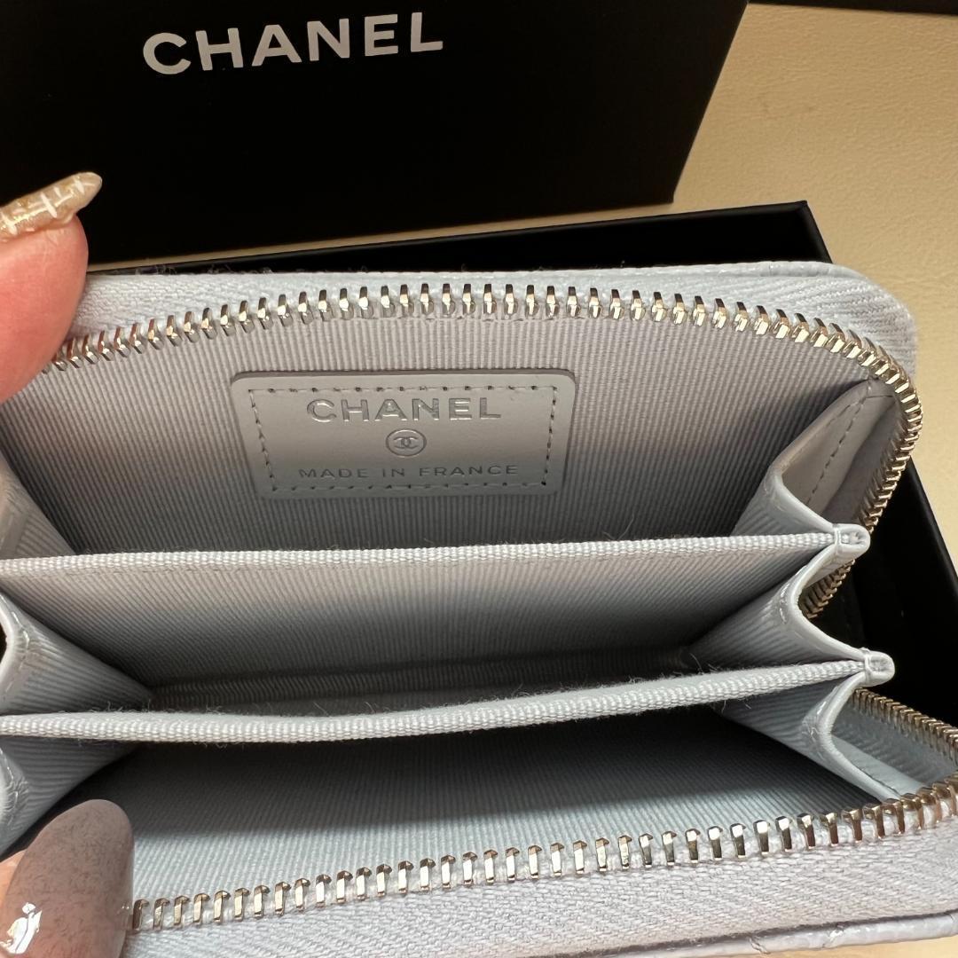 レアカラー・新品未使用★CHANEL マトラッセ ケース ライトグレー
