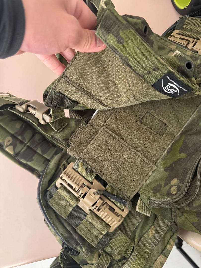UR-Tactical OPS チェストリグ 各種ポーチ マルチカムトロピック