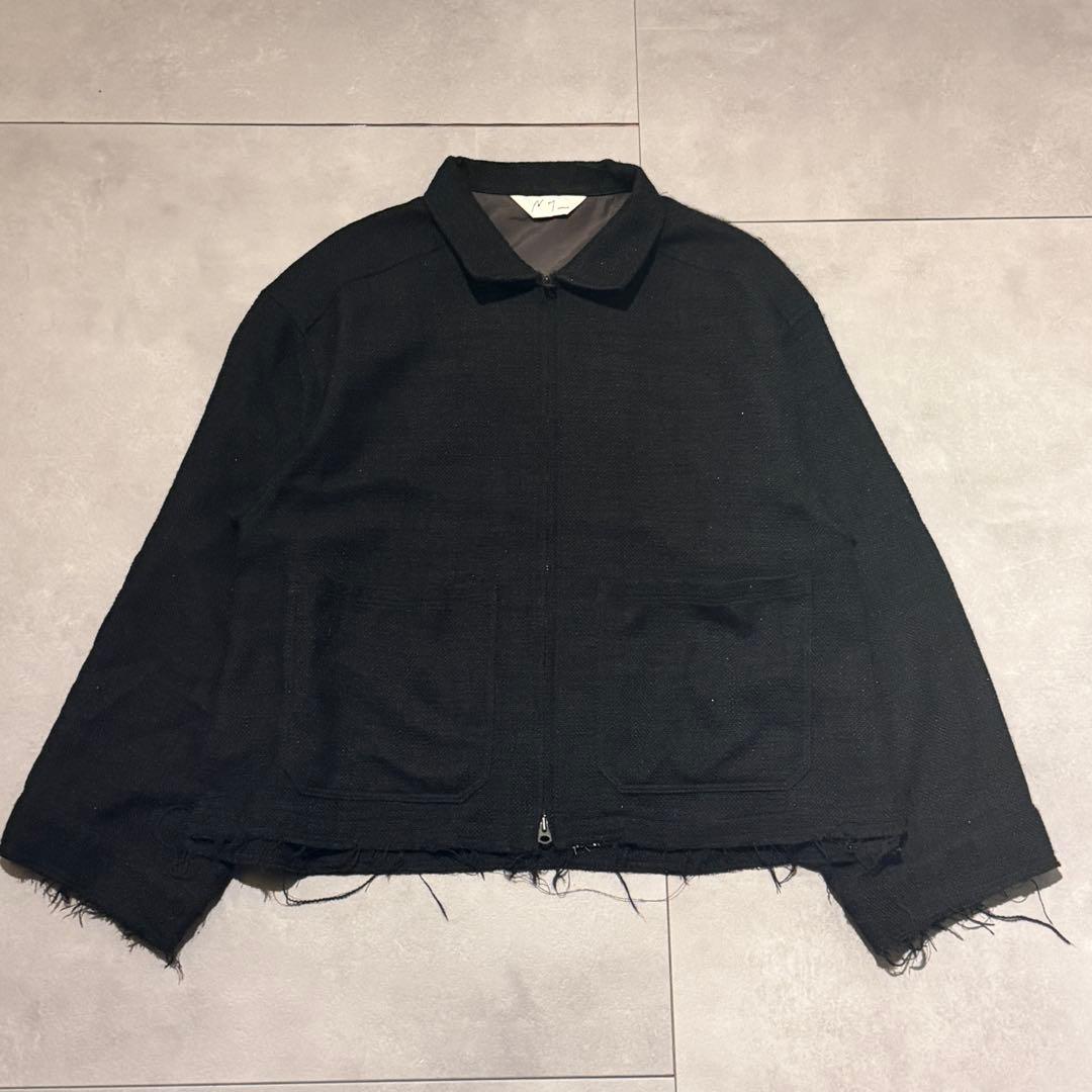 ANCELLM 24AW TWEED ZIP JACKET サイズ2