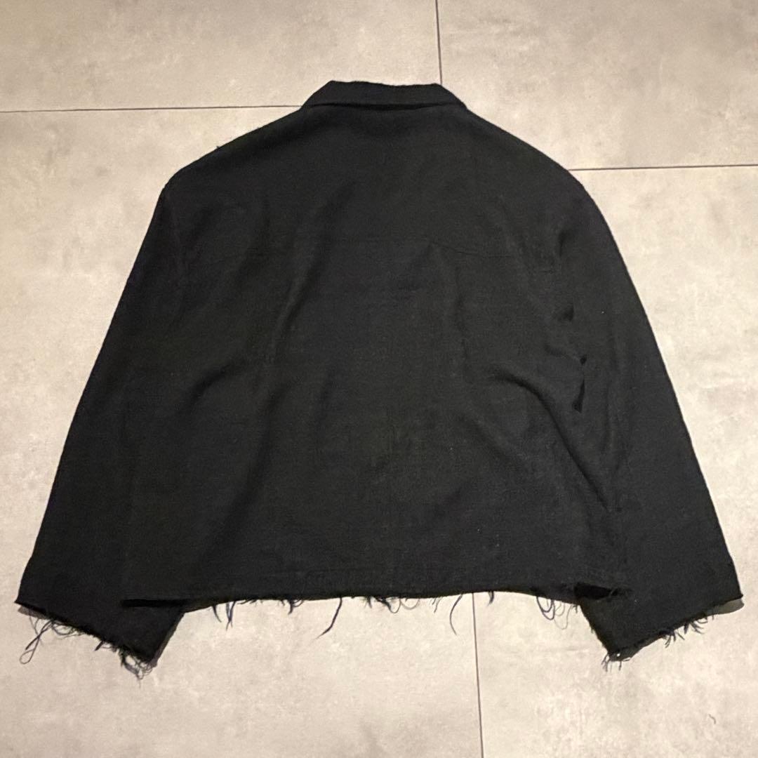 ANCELLM 24AW TWEED ZIP JACKET サイズ2