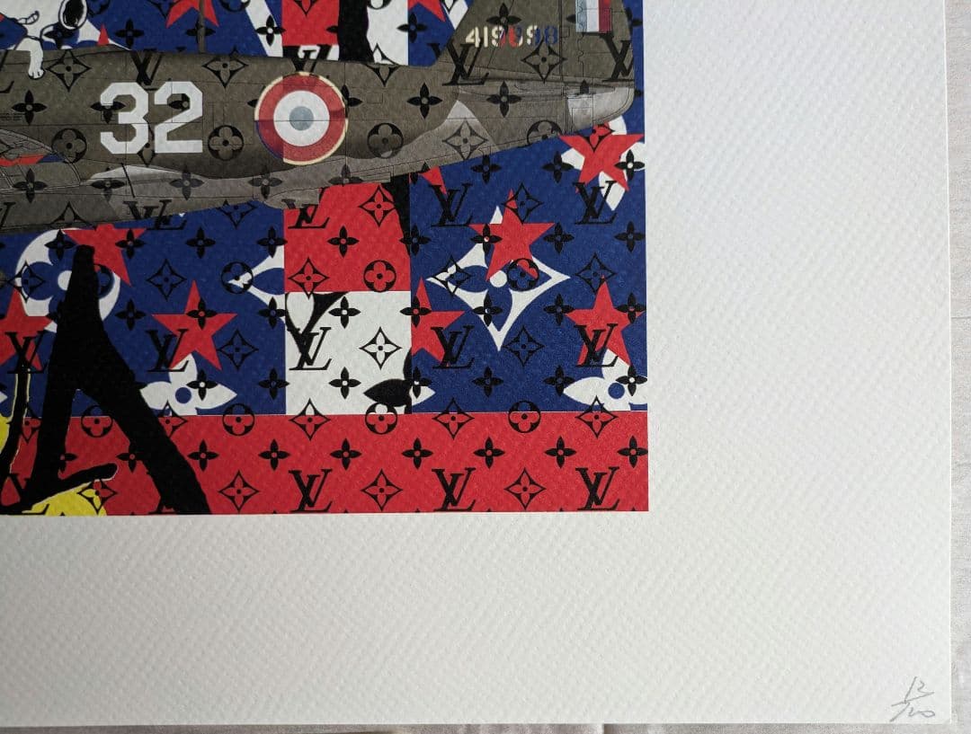 【えノき】【額装セット】SNOOPY＆ イタリア空軍