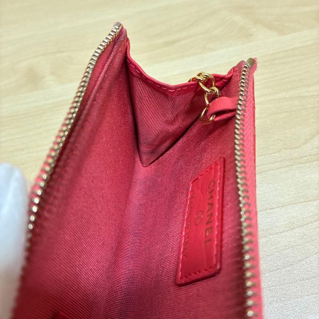 CHANEL シャネル　ケース　カードケース　マトラッセ　ココマーク