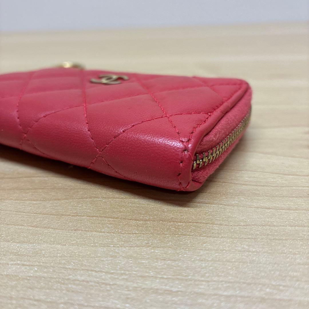 CHANEL シャネル　ケース　カードケース　マトラッセ　ココマーク