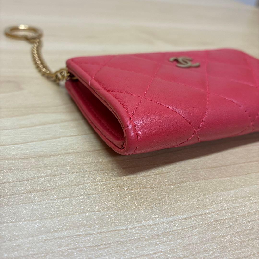 CHANEL シャネル　ケース　カードケース　マトラッセ　ココマーク