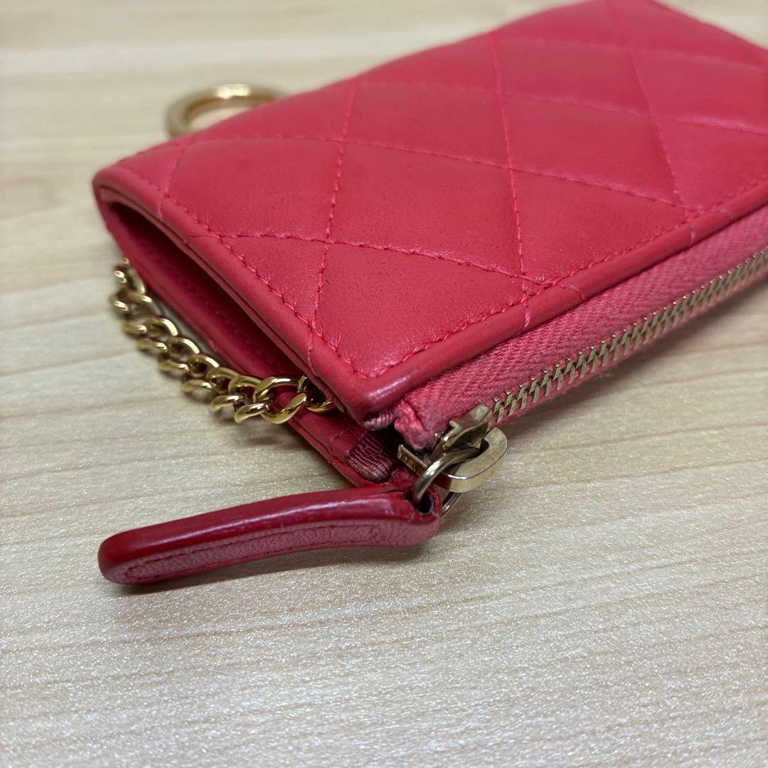 CHANEL シャネル　ケース　カードケース　マトラッセ　ココマーク