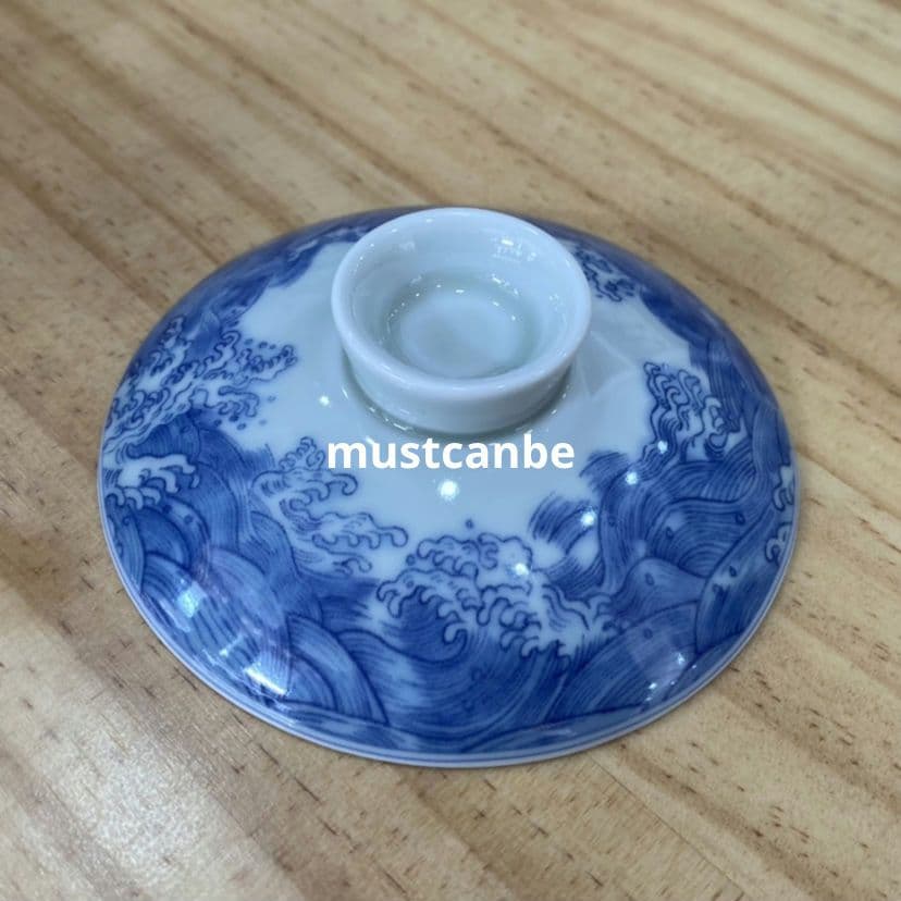 景徳鎮 中国茶器 白鶴蓋碗 茶杯 煎茶器 新品未使用