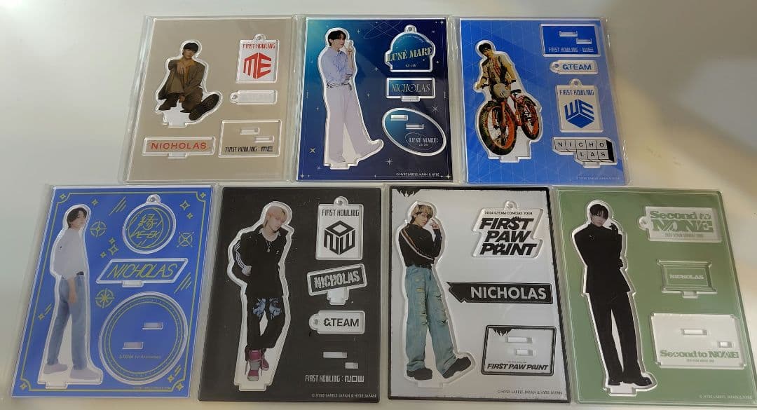 【未開封】&TEAM NICHOLAS アクリルスタンド セット