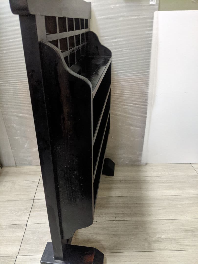 アンティーク 和家具 衝立 間仕切り棚ディスプレイ 木製