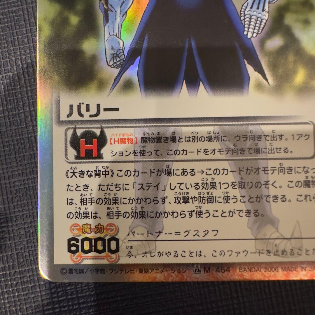 バリー　大きな背中　M-454 H魔物