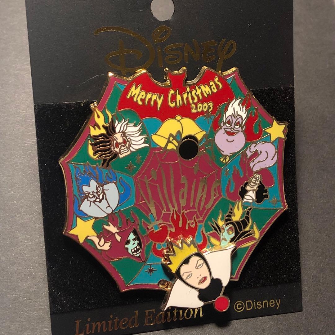 ヴィランズ リース ピンバッジ disney