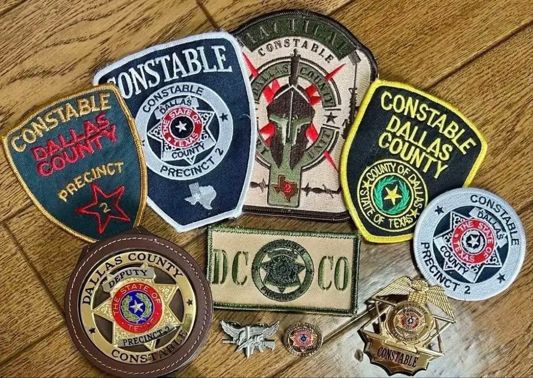 ダラス郡　ポリスバッジ　セット