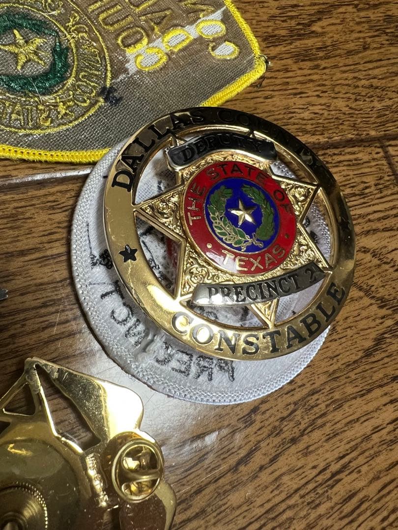 ダラス郡　ポリスバッジ　セット