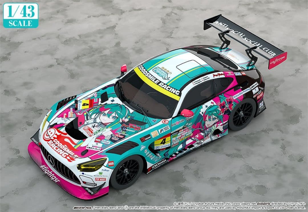 1/43 グッドスマイル 初音ミク AMG 2025 開幕戦
