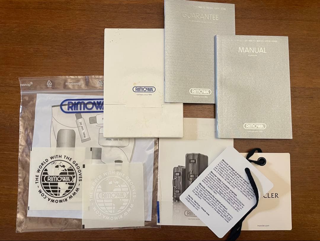 MONCLERモンクレール× RIMOWAトパーズ ステルス32L 付属品付