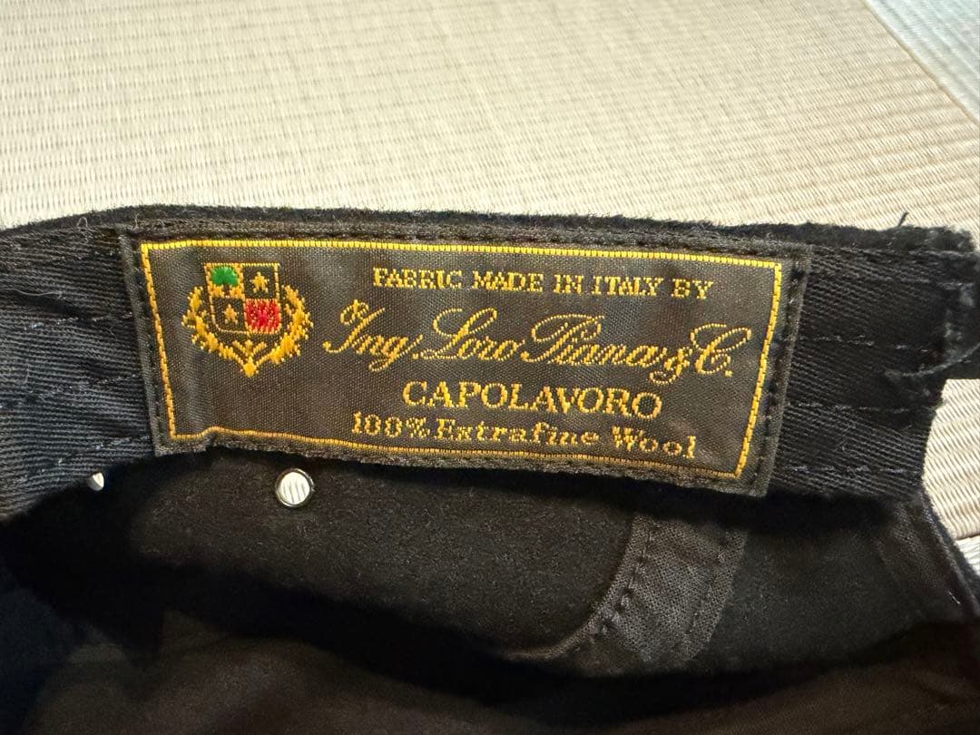 Supreme ブラック キャップ 100%ウール