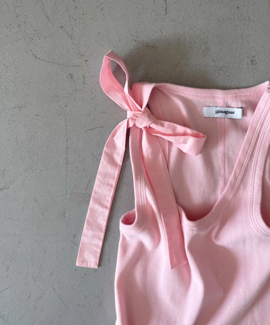 トップス Gimaguas Bow top \"PINK\"