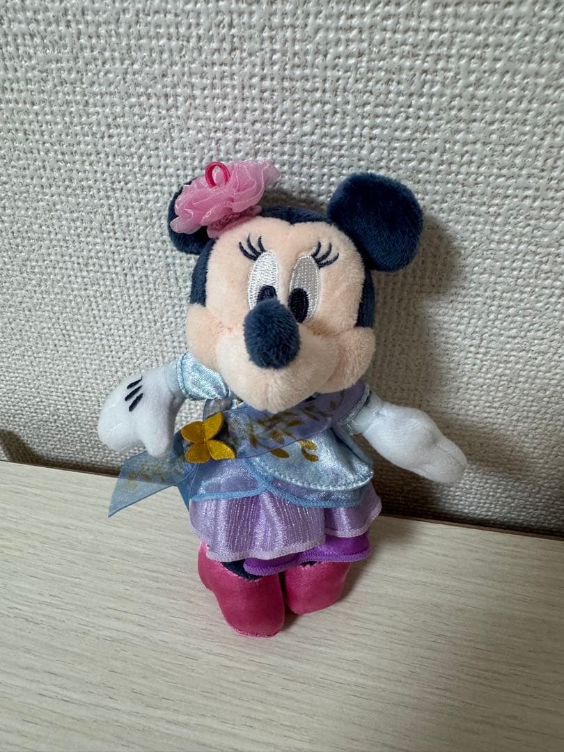 ミニー ぬいぐるみバッジ